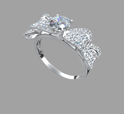 Women rings 491 | 3d print model