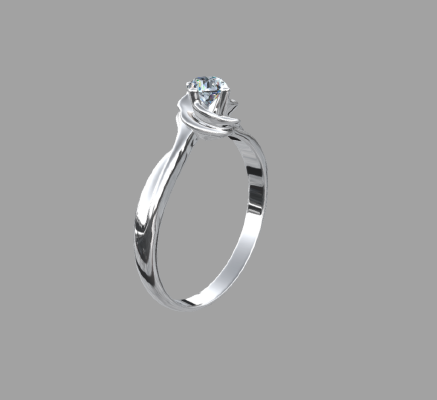 Women rings 493 | 3d print model
