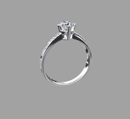 Women rings 494 | 3d print model