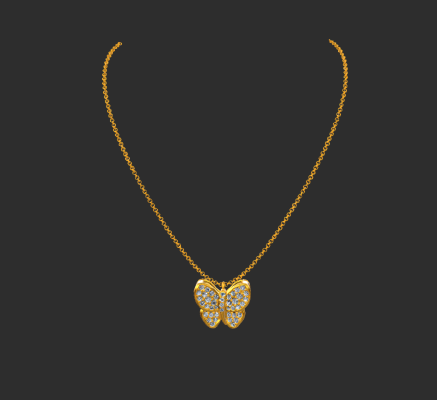 Pendant & Necklace 499 | 3d print model