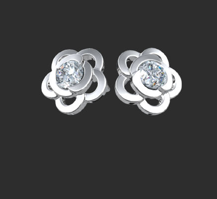Earrings 502 | 3d print model