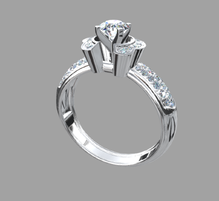 Women rings 505 | 3d print model