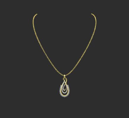 Pendant & Necklace 510 | 3d print model