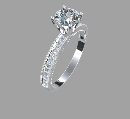 Women rings 514 | 3d print model