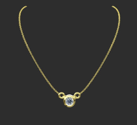 Pendant & Necklace 515 | 3d print model