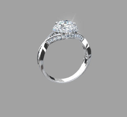 Women rings 522 | 3d print model