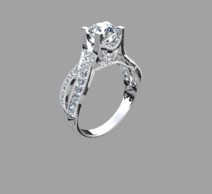 Women rings 530 | 3d print model