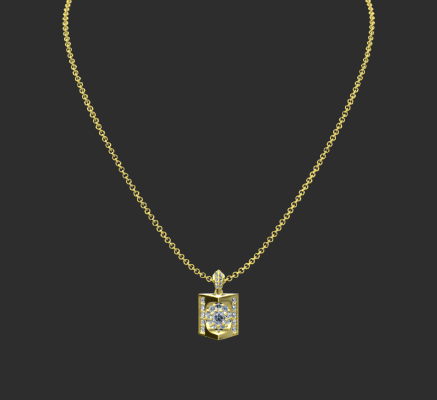 Pendant & Necklace 532 | 3d print model