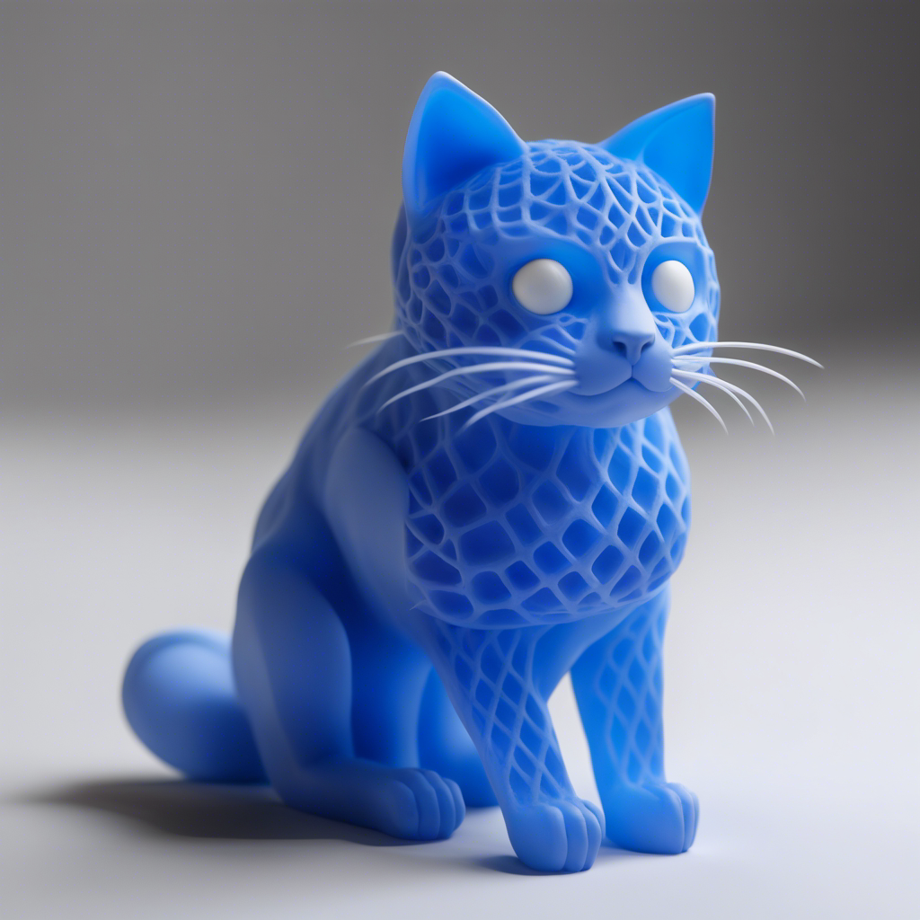 3D Printed Cat | Files to download and to 3D print for free - 3DPEA