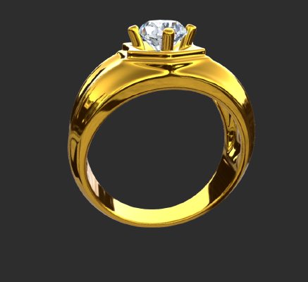 Men rings 536 | 3d print model