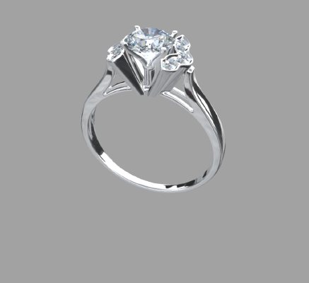Women rings 538 | 3d print model