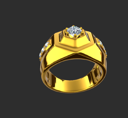 Men rings 541 | 3d print model