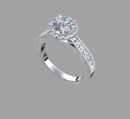 Women rings 549 | 3d print model