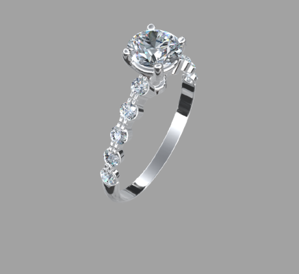 Women rings 553 | 3d print model