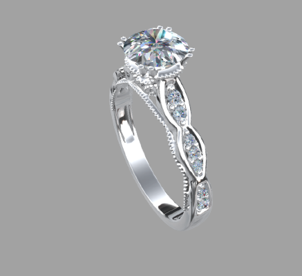 Women rings 557 | 3d print model