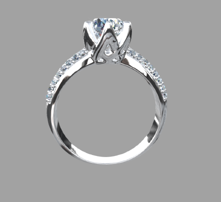 Women rings 561 | 3d print model