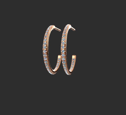Earrings 562 | 3d print model
