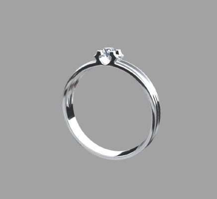 Women rings 563 | 3d print model