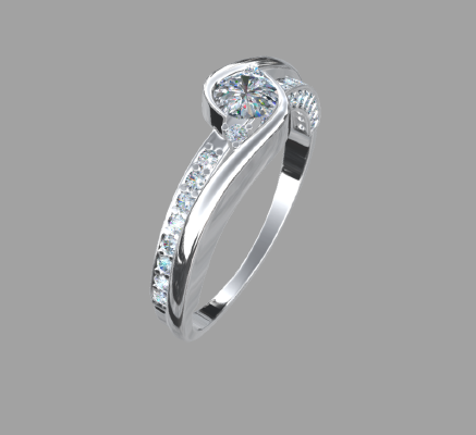 Women rings 566 | 3d print model