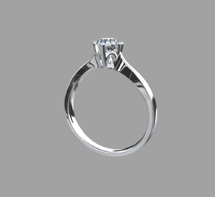 Women rings 571 | 3d print model