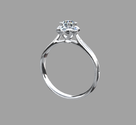 Women rings 574 | 3d print model