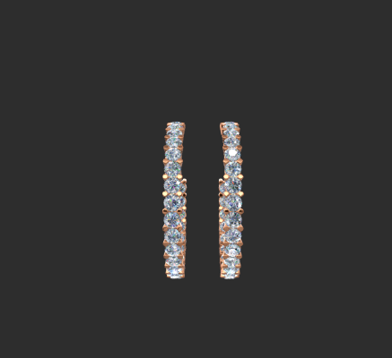 Earrings 577 | 3d print model