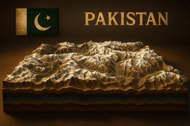 3D Maps of Pakistan