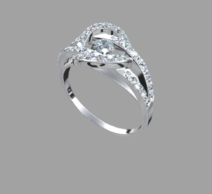 Women rings 584 | 3d print model