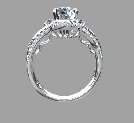 Women rings 589 | 3d print model