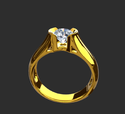 Men rings 593 | 3d print model