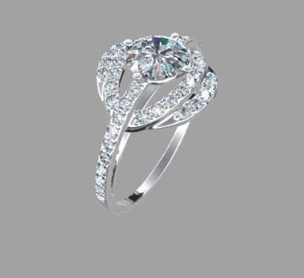 Women rings 594 | 3d print model