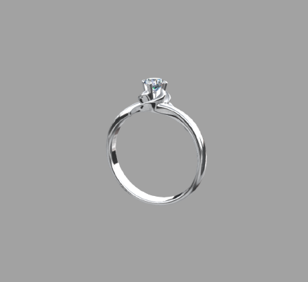 Women rings 603 | 3d print model