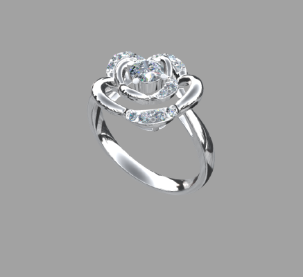 Women rings 605 | 3d print model