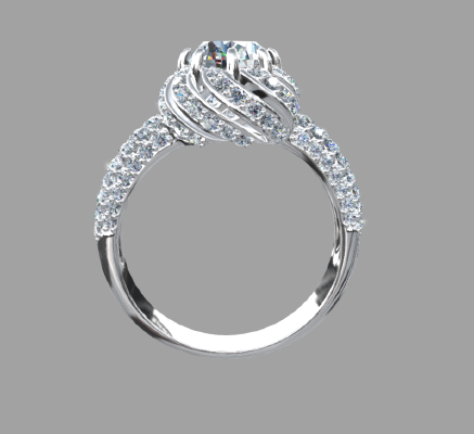 Women rings 609 | 3d print model