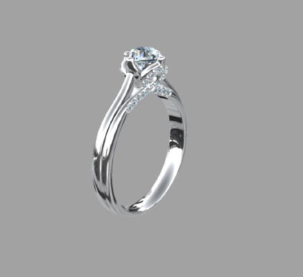 Women rings 611 | 3d print model