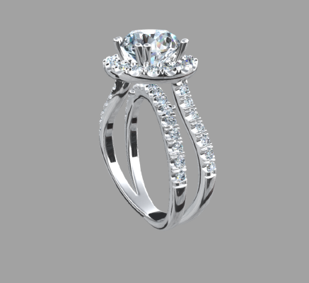 Women rings 612 | 3d print model
