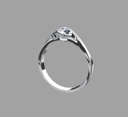 Women rings 615 | 3d print model