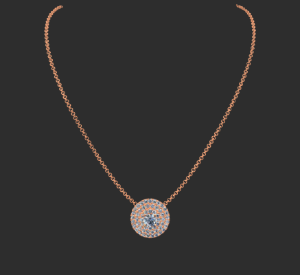 Pendant & Necklace 621 | 3d print model