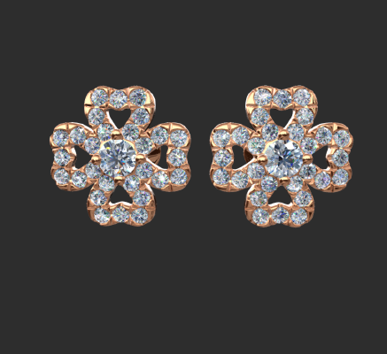 Earrings 622 | 3d print model