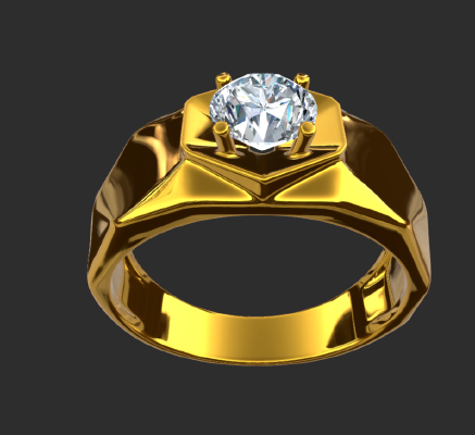 Men rings 632 | 3d print model