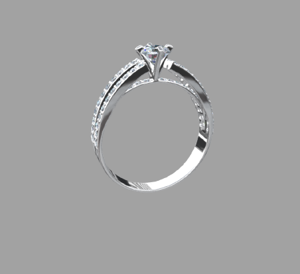 Women rings 634 | 3d print model