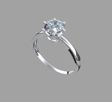 Women rings 636 | 3d print model