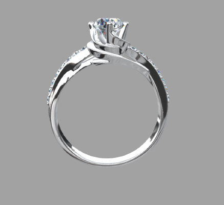 Women rings 637 | 3d print model