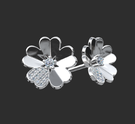 Earrings 643 | 3d print model