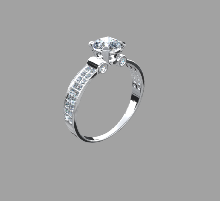 Women rings 644 | 3d print model