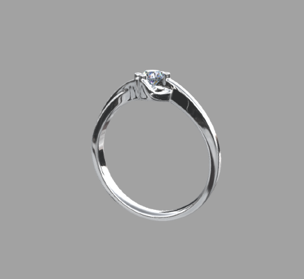 Women rings 646 | 3d print model