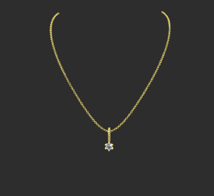 Pendant & Necklace 653 | 3d print model