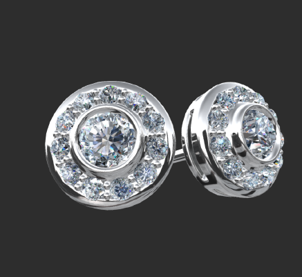 Earrings 655 | 3d print model
