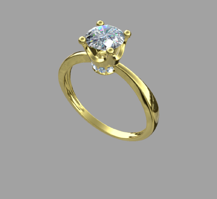 Women rings 656 | 3d print model