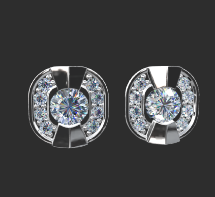 Earrings 661 | 3d print model